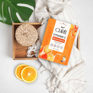Clarée тканинна маска сяяння з вітаміном C