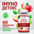 Immuno Detox, chewable pastilles with vitamins B9 and B12 to support digestive health, immunity and beauty, 60 pcs. 